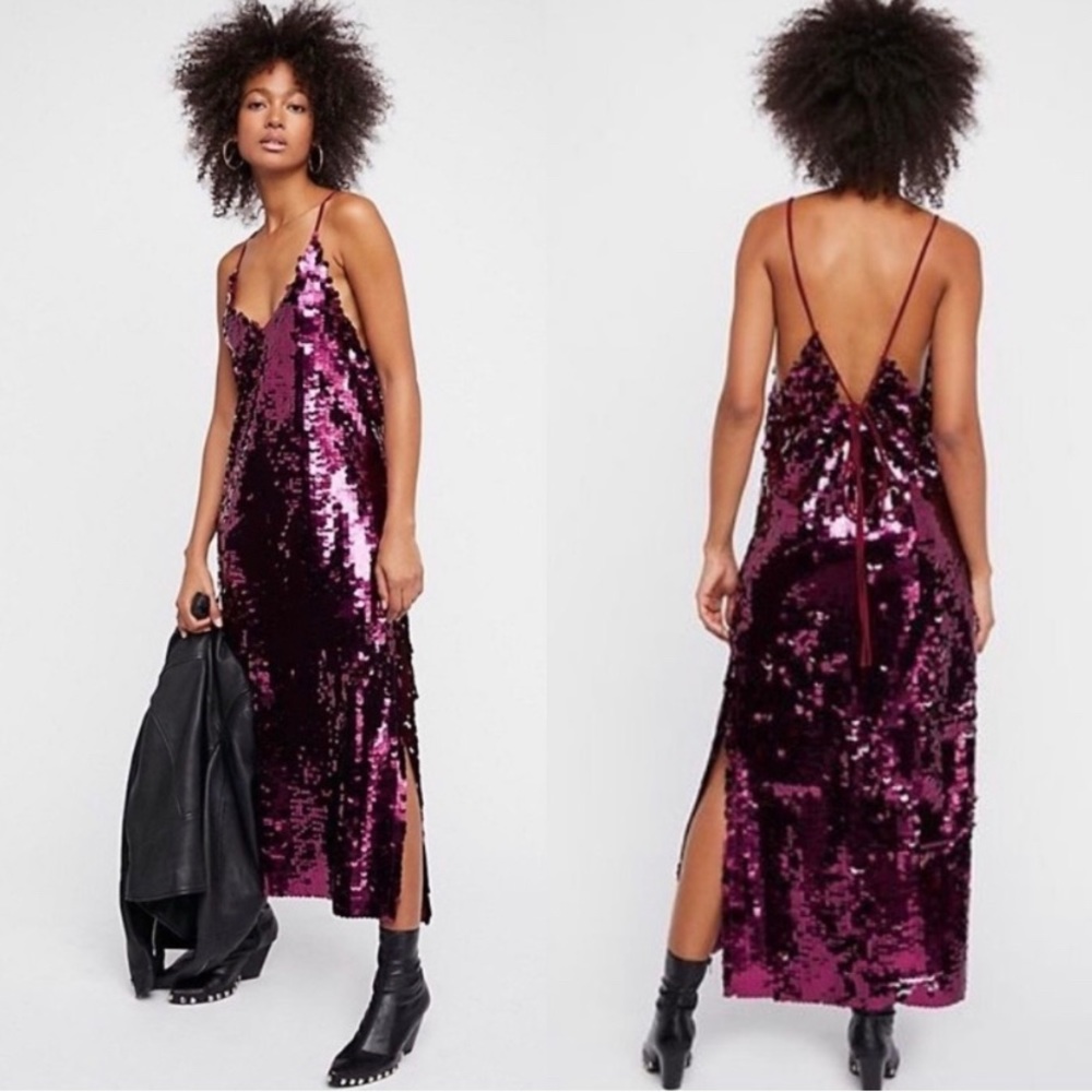 Free People Paillette Sequin Dress